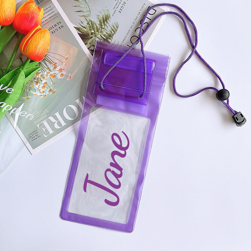 Personalized Waterproof Fluorescent Phone Case | CWBeach48