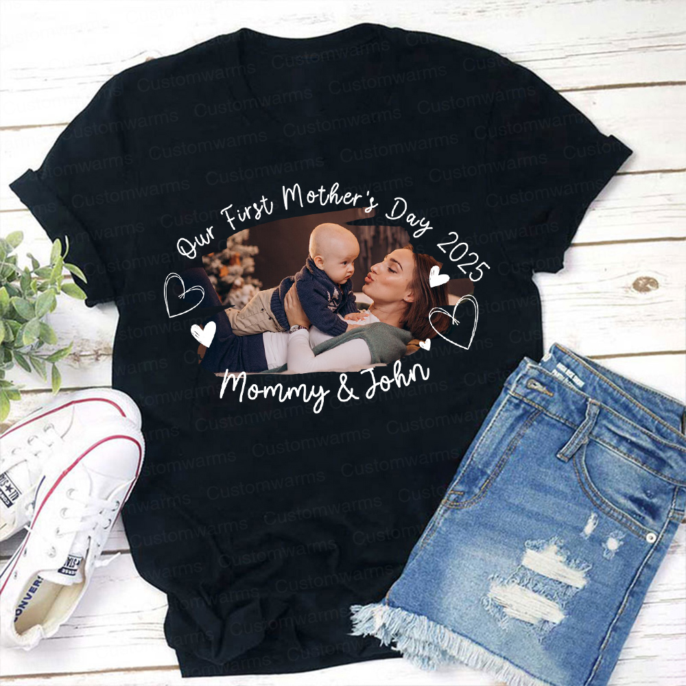 Personalized First Mother's Day Mommy and Baby Outfit | CWFamily60