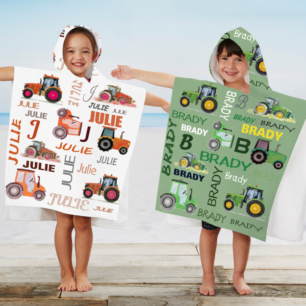 Personalized Hooded Beach Towel for Summer & Beach | CWHTowel07