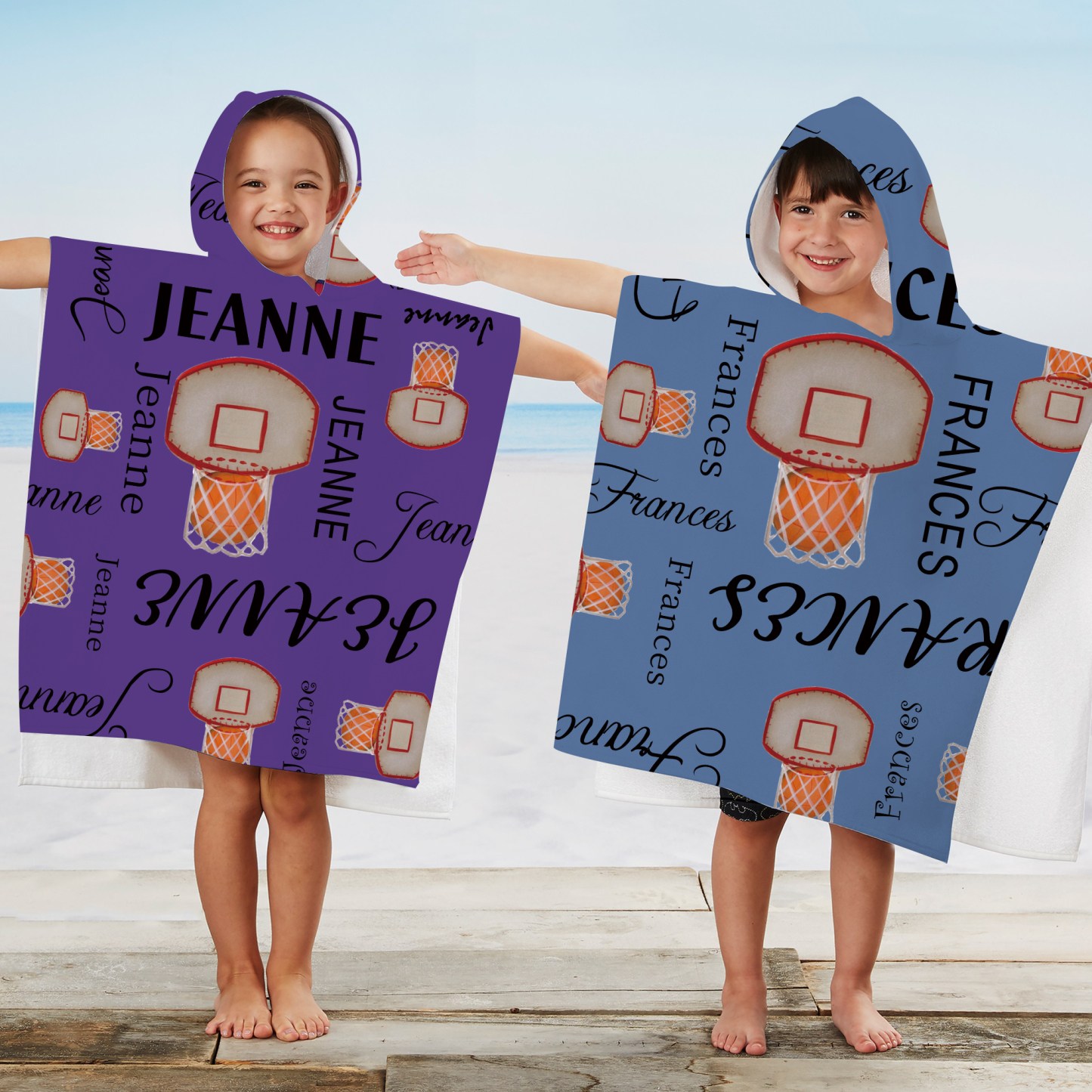 Personalized Hooded Beach Towel for Summer & Beach | CWHTowel15