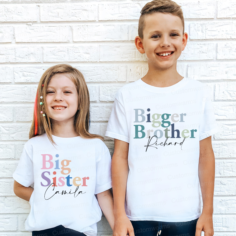 Personalized Matching Sibling Shirts | CWSibling01