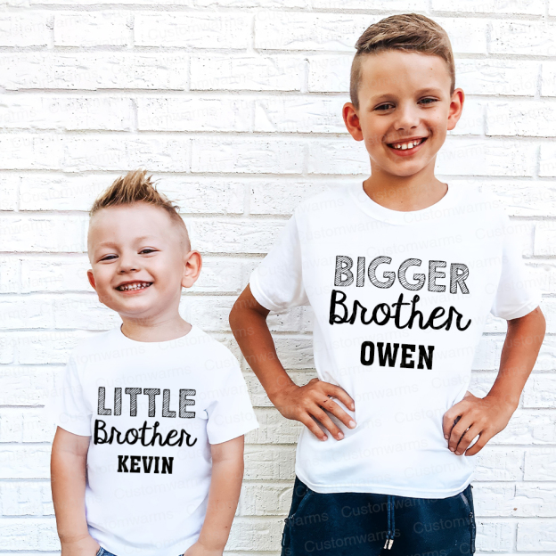 Personalized Matching Sibling Shirts | CWSibling02
