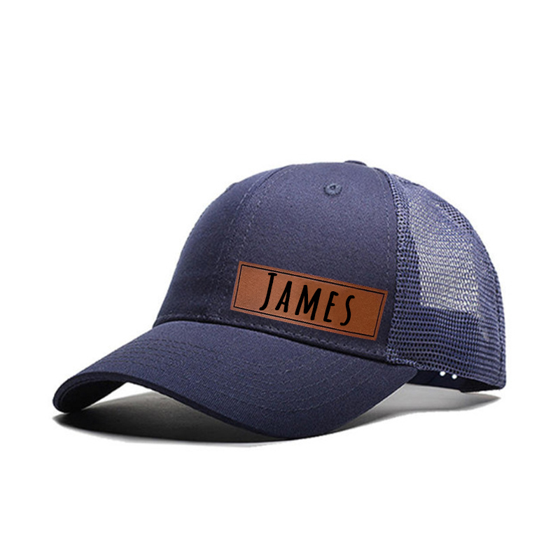 Personalized Color Leather Patch Hat for Comfort & Unique | CWBeach53