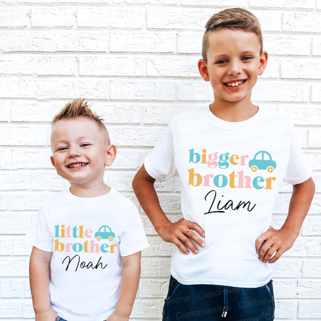 Personalized Matching Sibling Shirts | CWSibling14