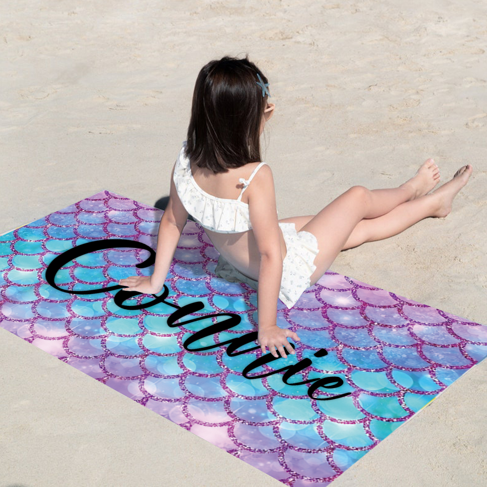 Personalized Lovely Kid Towel for Summer & Beach | CWTowel88