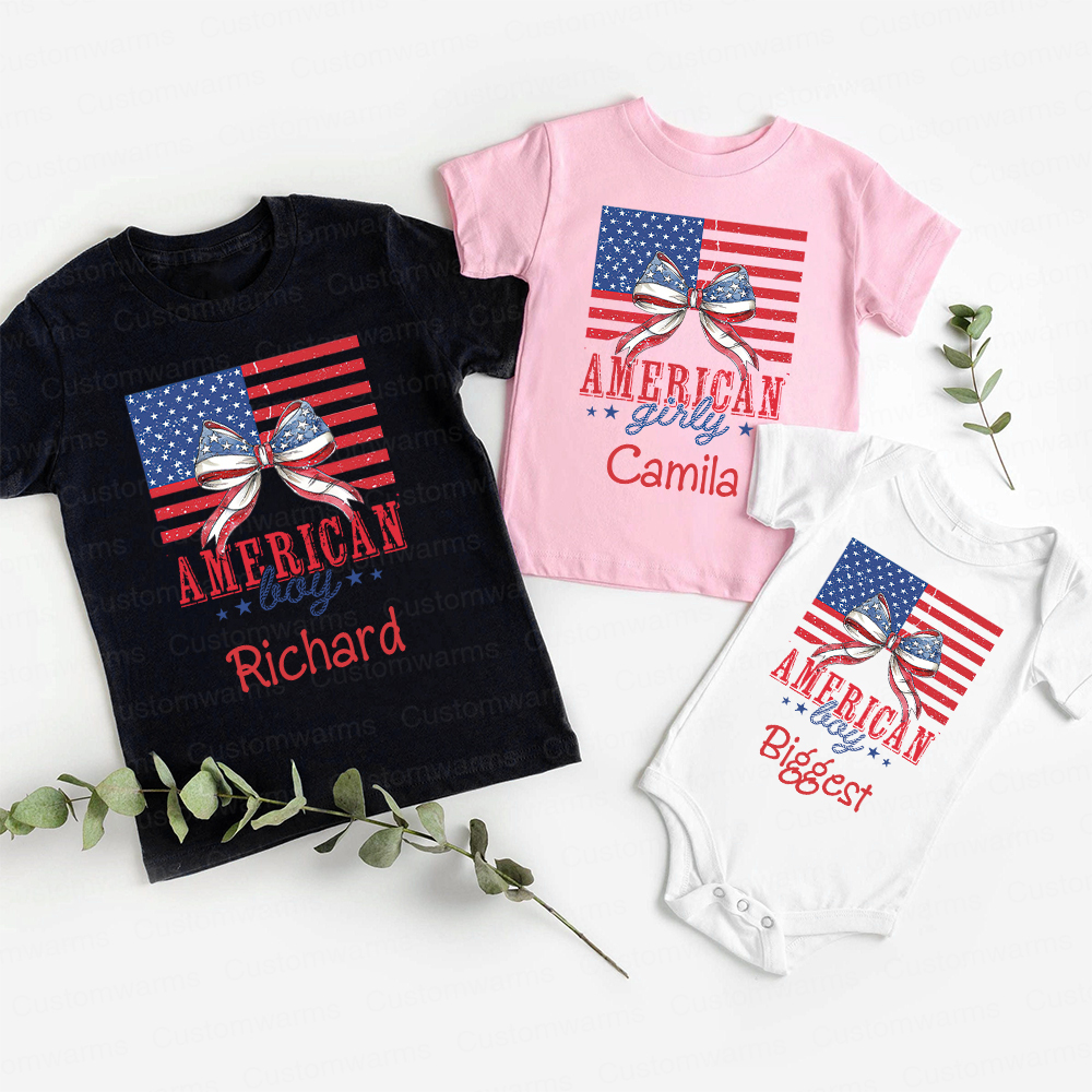Personalized 4th of July Independence Day Shirts | CWBaby236