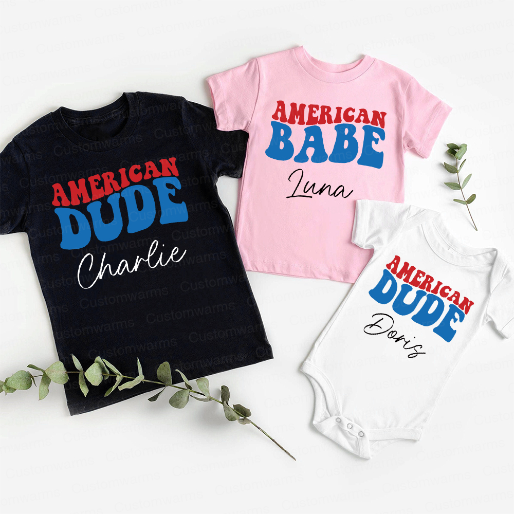 Personalized 4th of July Independence Day Shirts | CWBaby237
