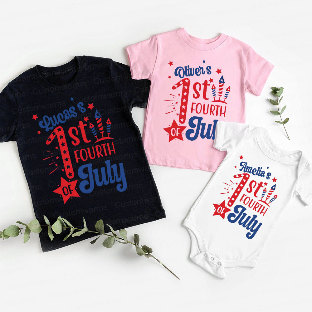 Personalized 4th of July Independence Day Shirts | CWBaby241