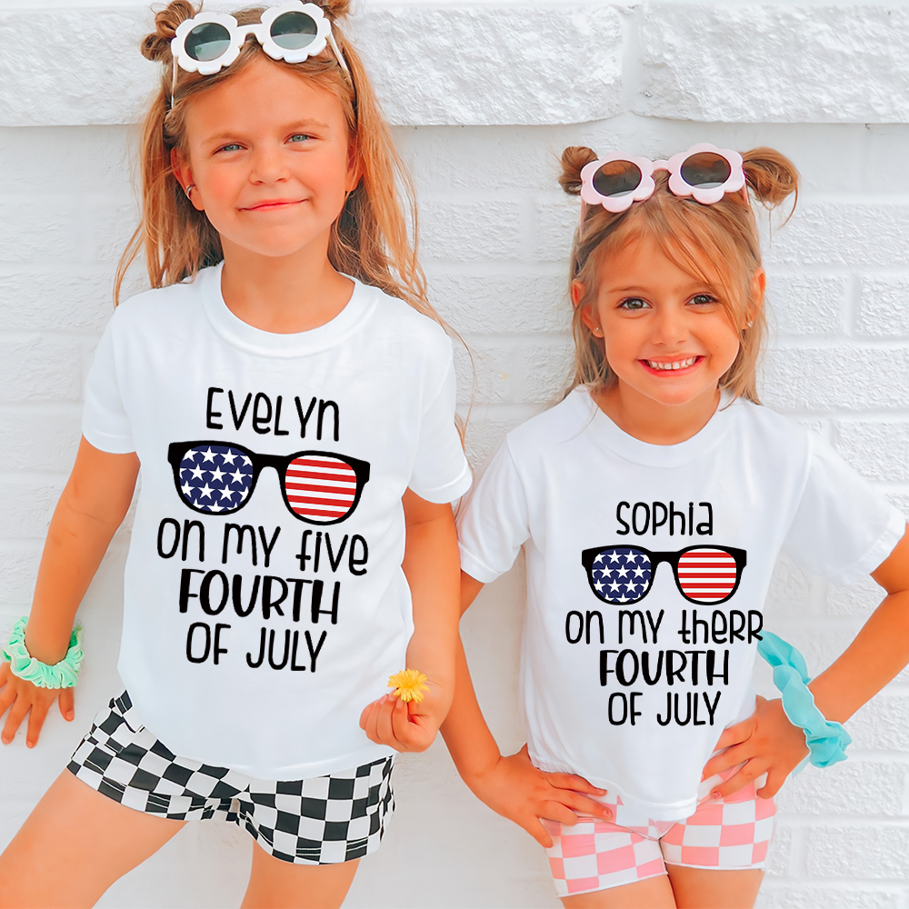 Personalized 4th of July Independence Day Shirts | CWBaby244