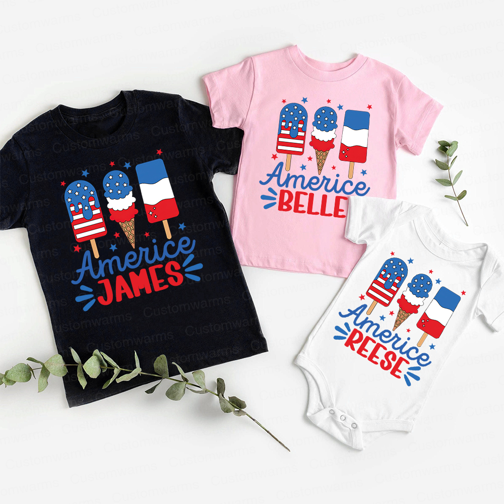 Personalized 4th of July Independence Day Shirts | CWBaby251