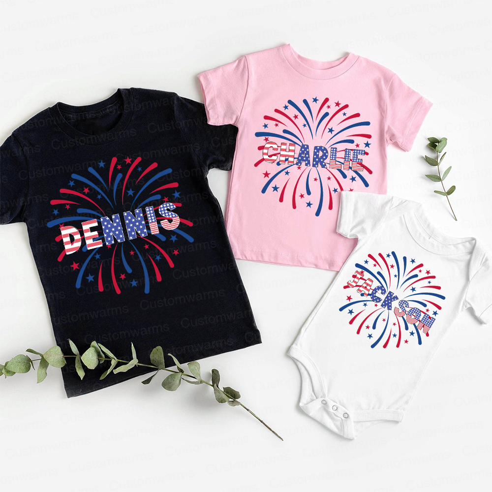 Personalized 4th of July Independence Day Shirts | CWBaby252
