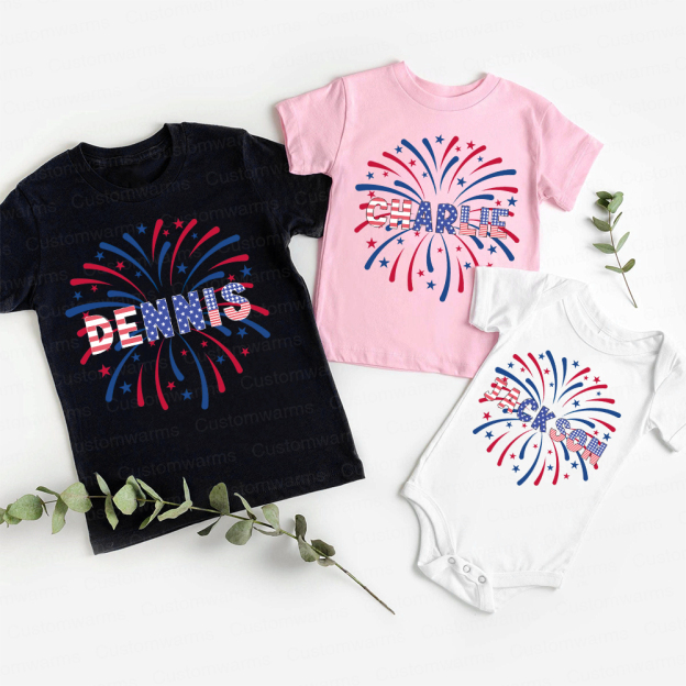 Personalized 4th of July Independence Day Shirts | CWBaby252