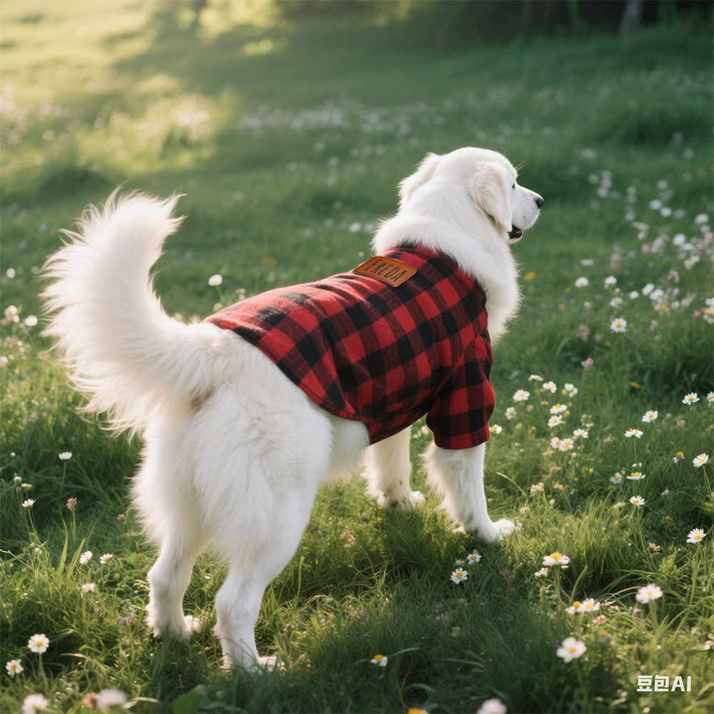 Personalized Leather Patch Pet Shirt | BKPet152