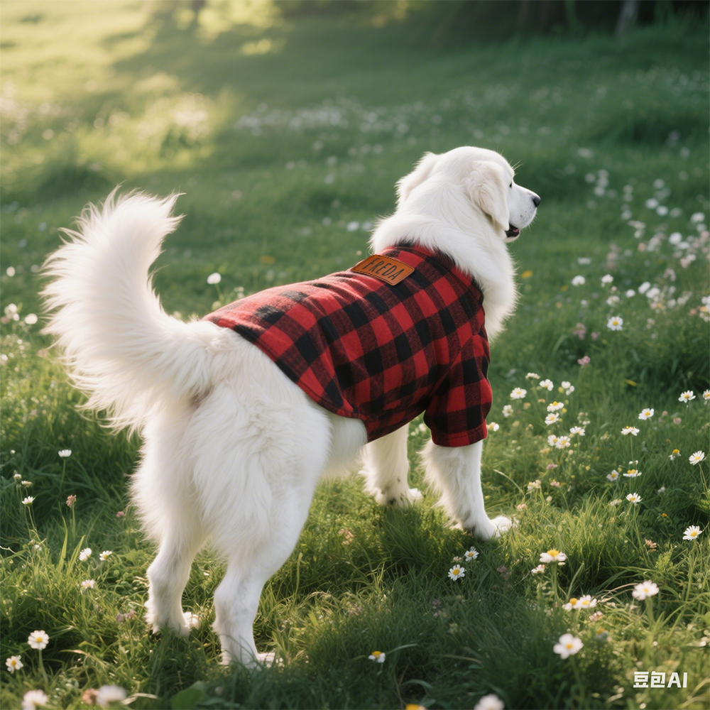 Personalized Leather Patch Pet Shirt | BKPet152