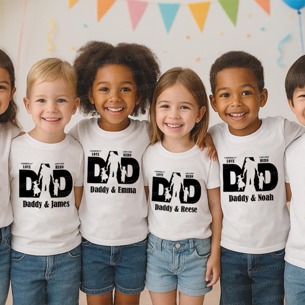 Personalized First Father's Day Daddy and Me Outfit | CWFamily114