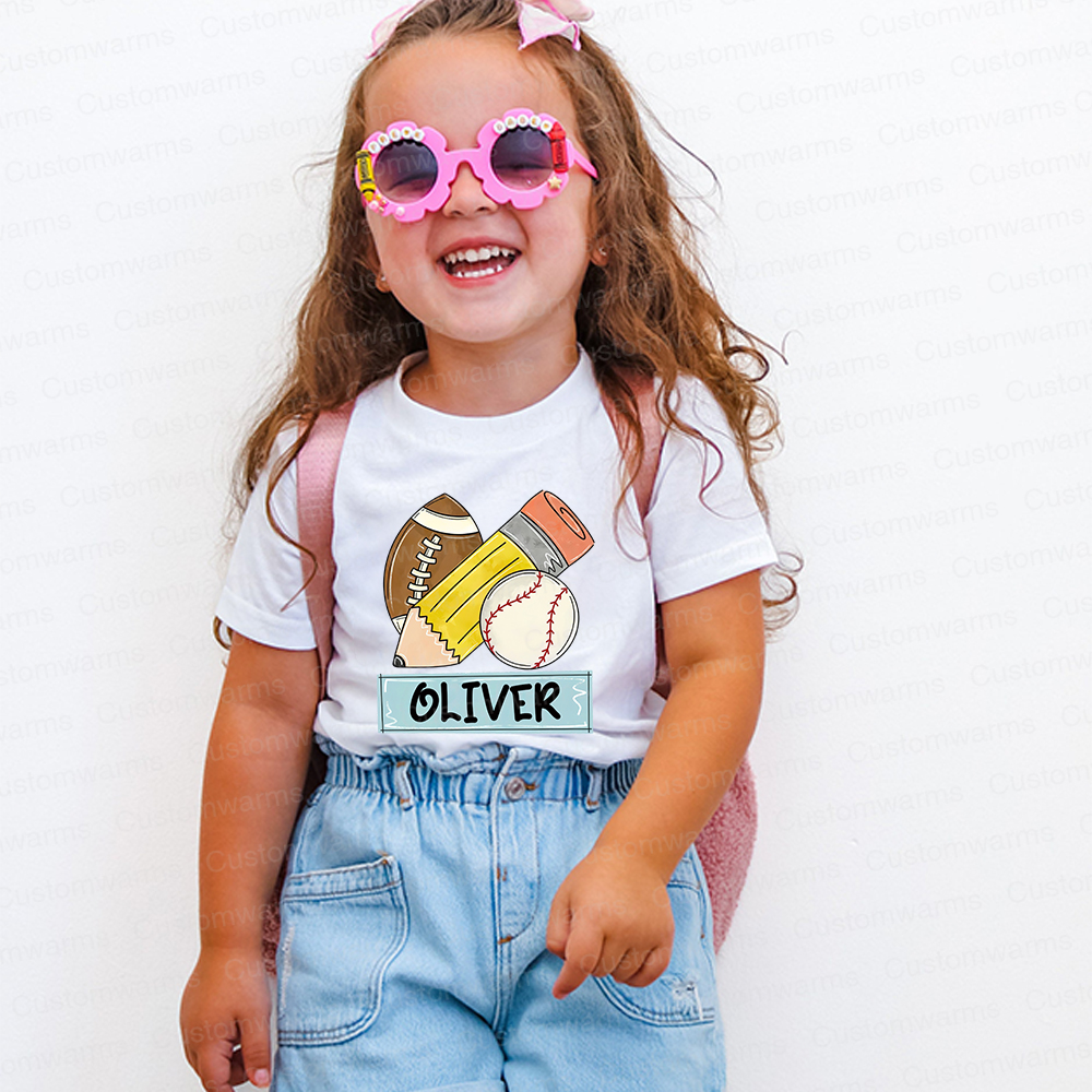 Personalized First Day Of Back To School Shirt | CWSchool08