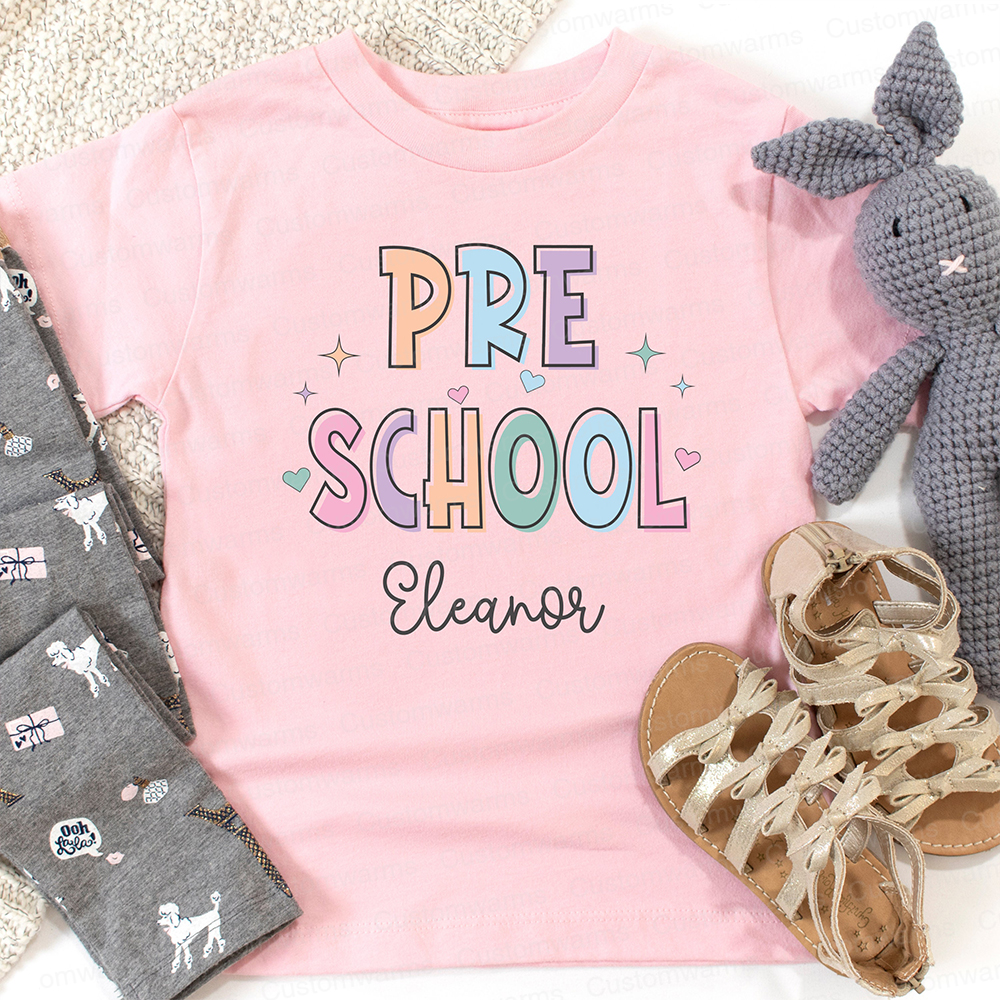 Personalized First Day Of Back To School Shirt | CWSchool28
