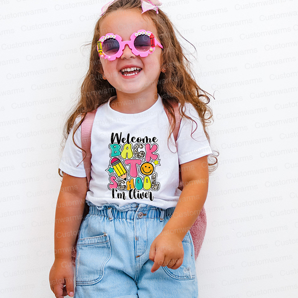 Personalized First Day Of Back To School Shirt | CWSchool29