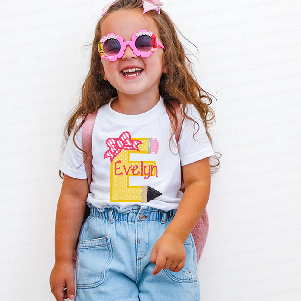 Personalized First Day Of Back To School Shirt | CWSchool33