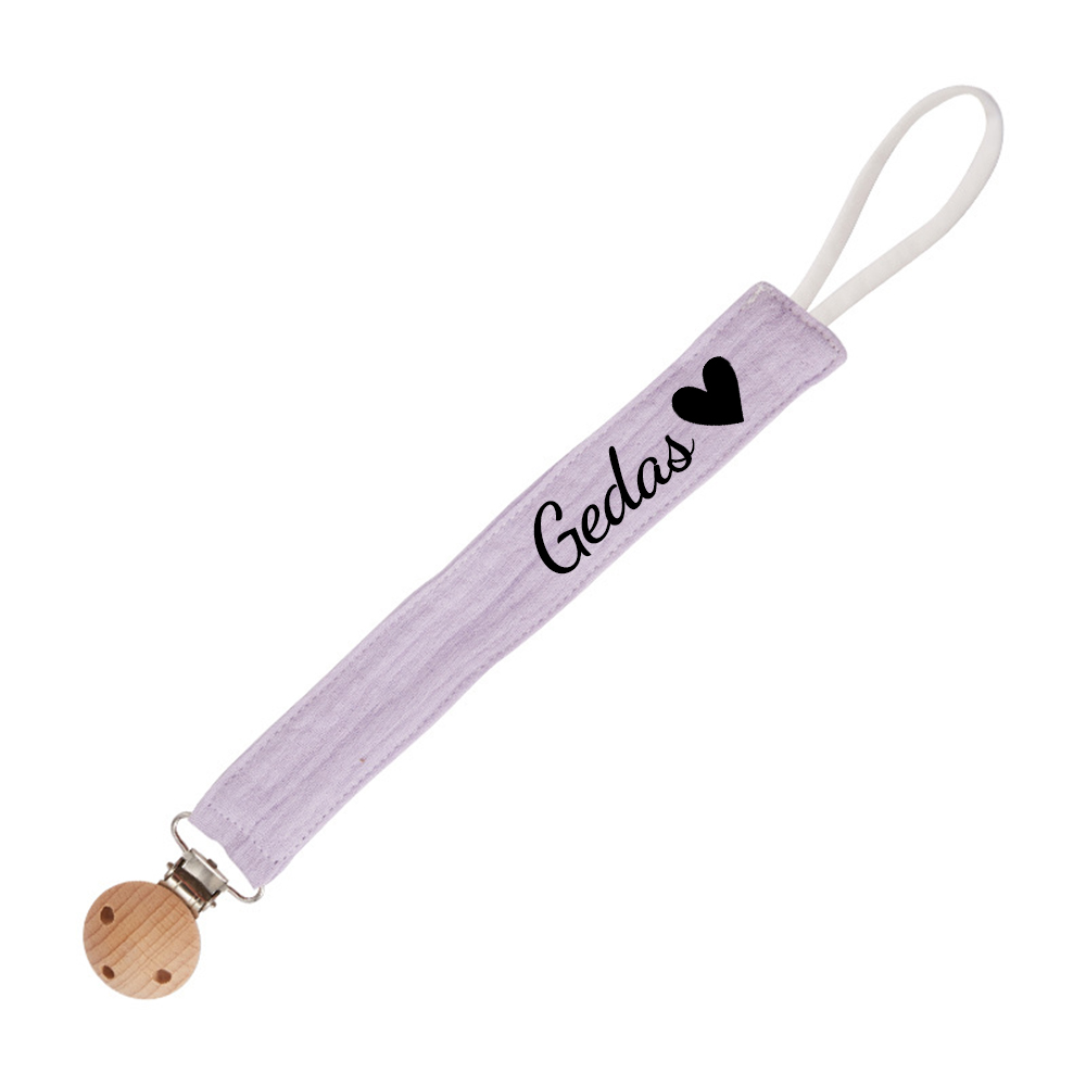 Personalized Baby Safety Cotton Yarn Pacifier Strap | CWToy131