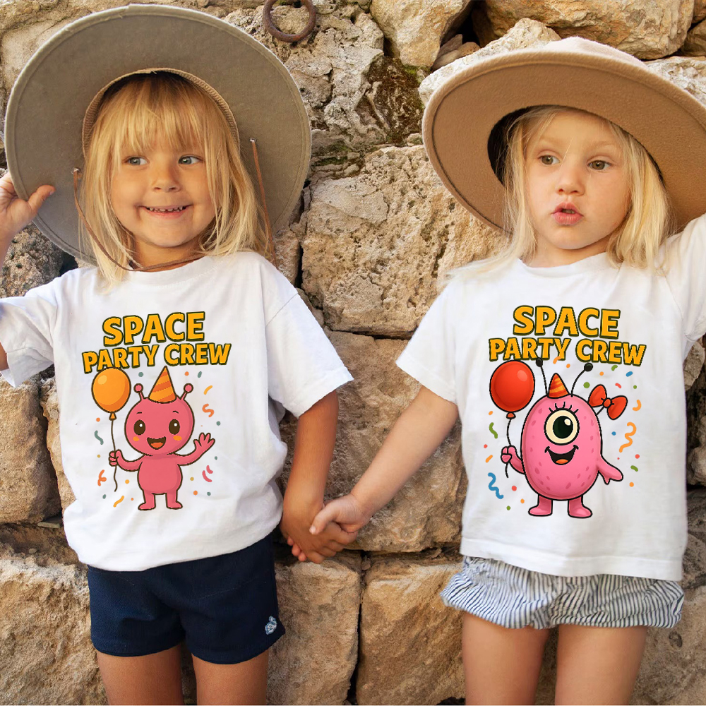 Personalized Space Party Birthday T-Shirt | inBirth33