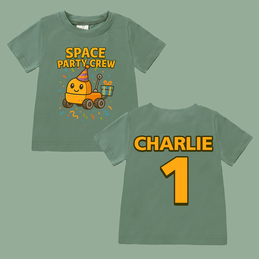 Personalized Space Party Birthday T-Shirt | inBirth33