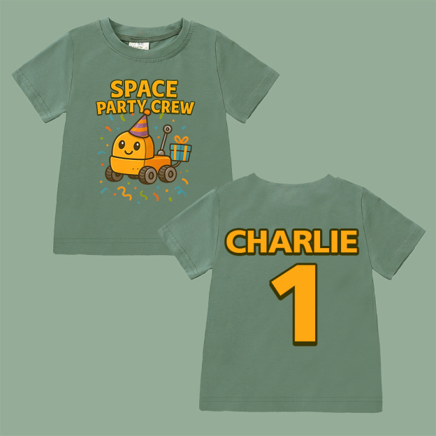 Personalized Space Party Birthday T-Shirt | inBirth33