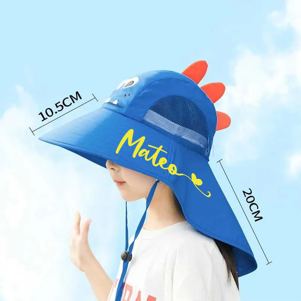Personalized Wide Brim Breathable Windproof Sun Hat | CWBeach200