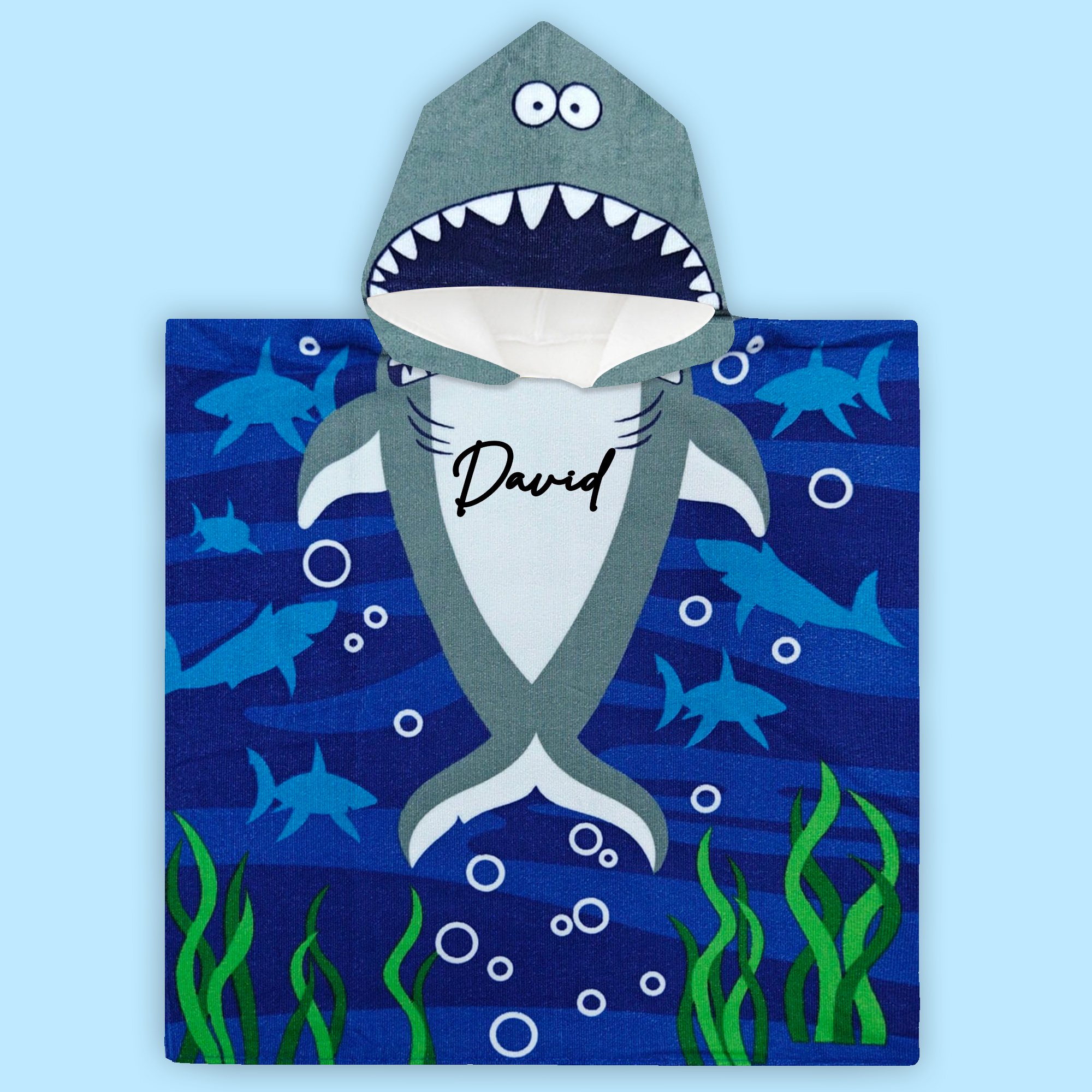 Personalized Embroidery Hooded Beach Towel for Summer & Beach | CWBeach82