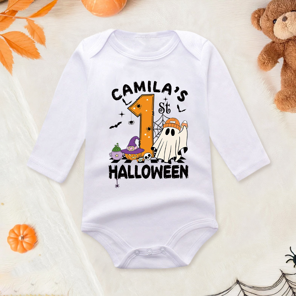Personalized Baby Lovely First Halloween Outfit | CWHalloween27