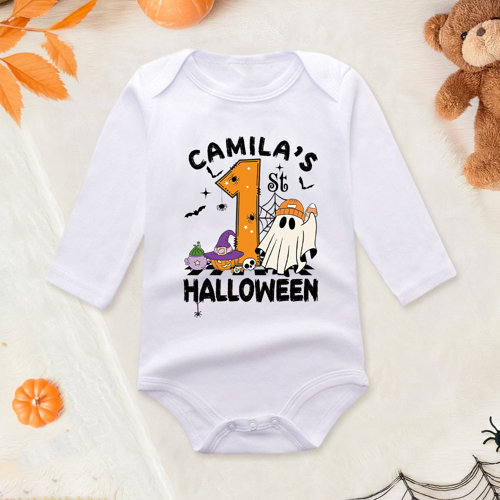 Personalized Baby Lovely First Halloween Outfit | CWHalloween27