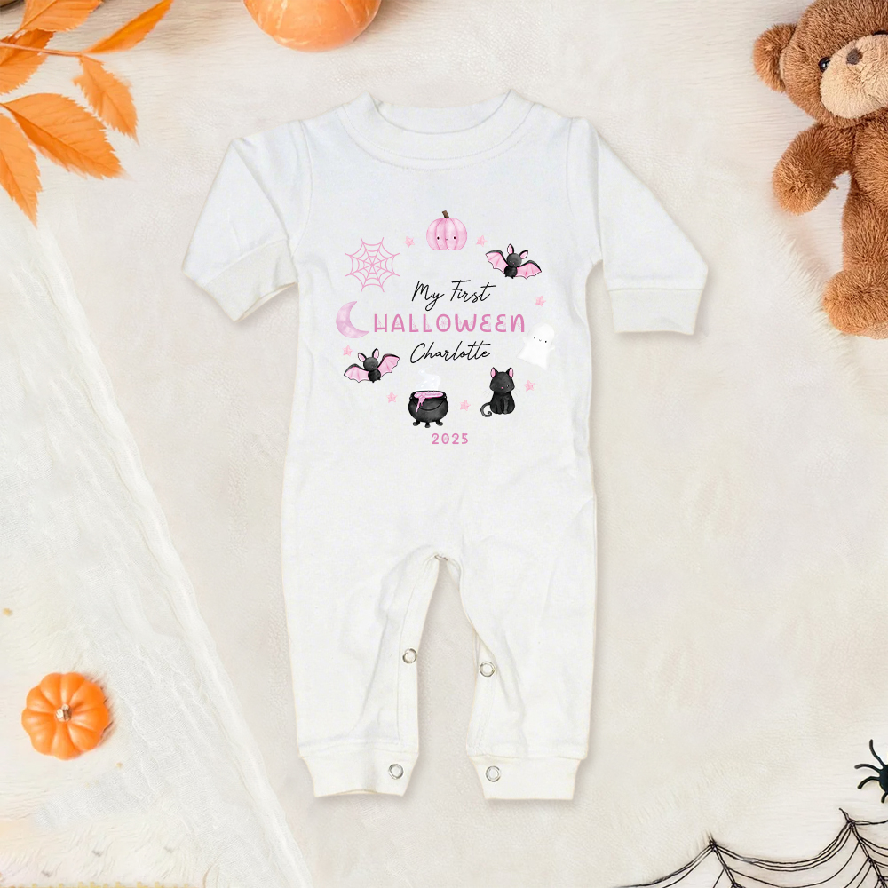 Personalized Baby Lovely First Halloween Outfit | CWHalloween28