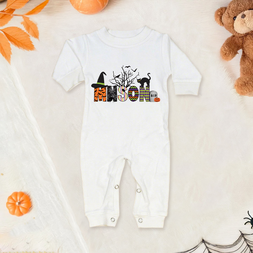 Personalized Baby Lovely First Halloween Outfit | CWHalloween35