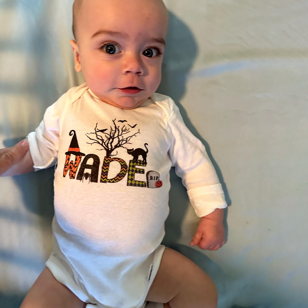 Personalized Baby Lovely First Halloween Outfit | CWHalloween35