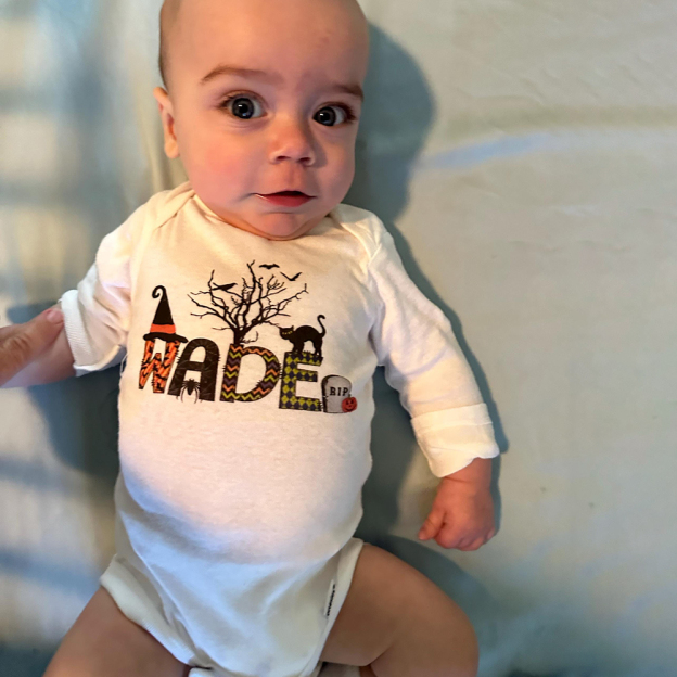 Personalized Baby Lovely First Halloween Outfit | CWHalloween35