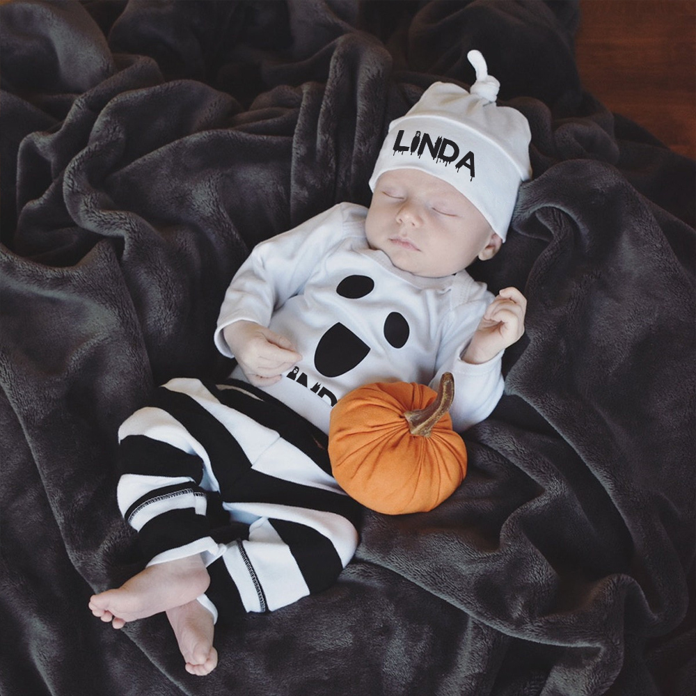 Personalized Baby Ghost Outfit Set | CWHalloween63