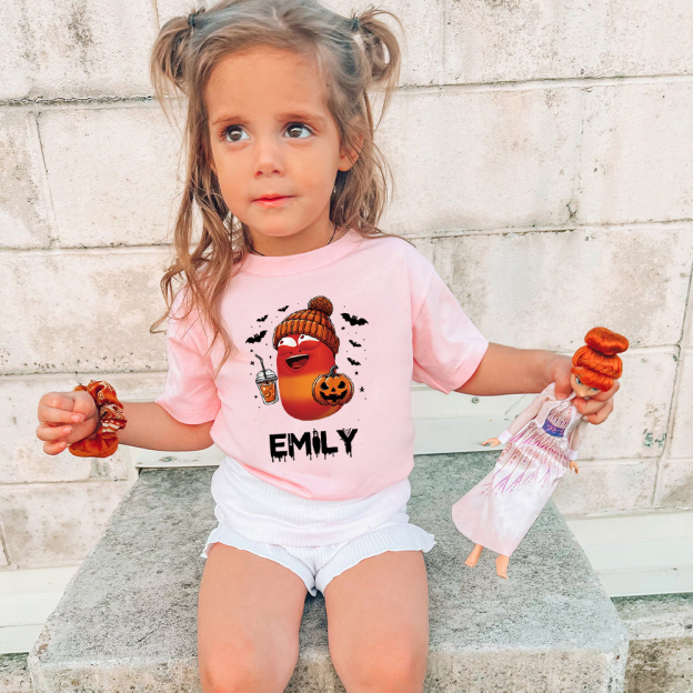 Personalized Larva's Halloween Funny Kid Shirt | Larva05