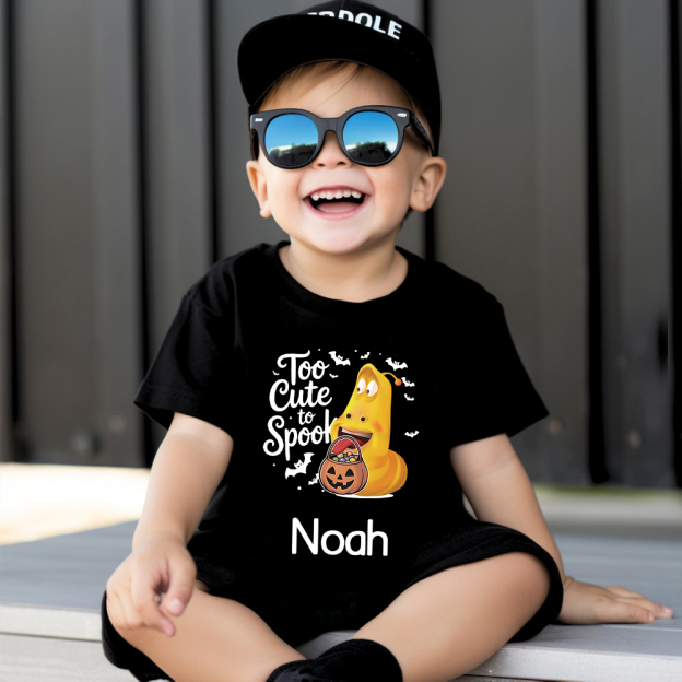 Personalized Larva's Halloween Funny Kid Shirt | Larva06