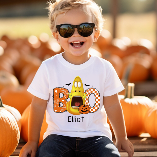 Personalized Larva's Halloween Funny Kid Shirt | Larva12