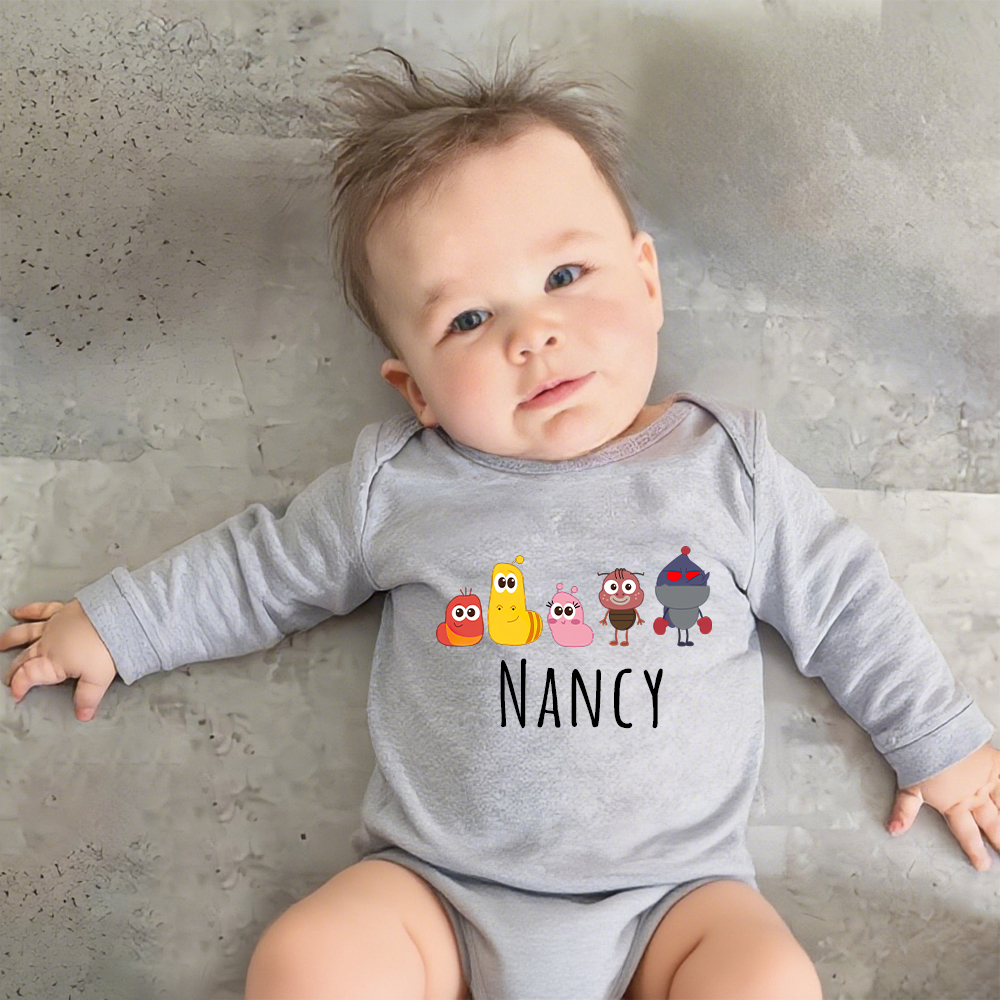 Personalized Larva's Funny Baby Romper | Larva21