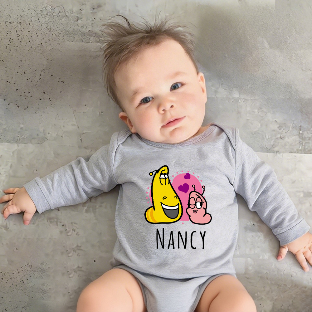 Personalized Larva's Funny Baby Romper | Larva22