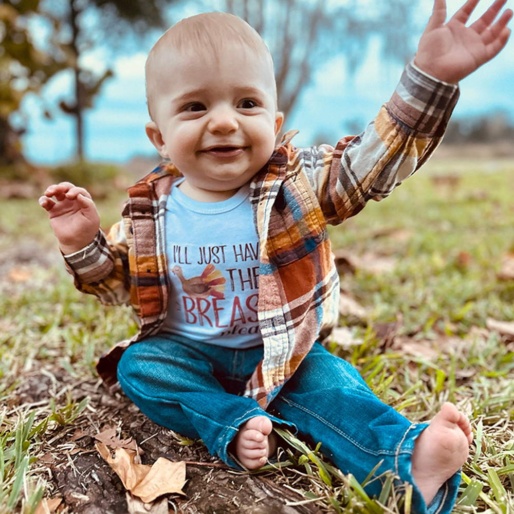 Personalized Baby First Thanksgiving Outfit Set | CWThanks02