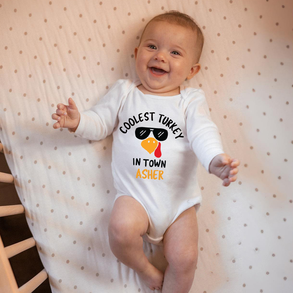 Personalized Baby First Thanksgiving Outfit Set | CWThanks06