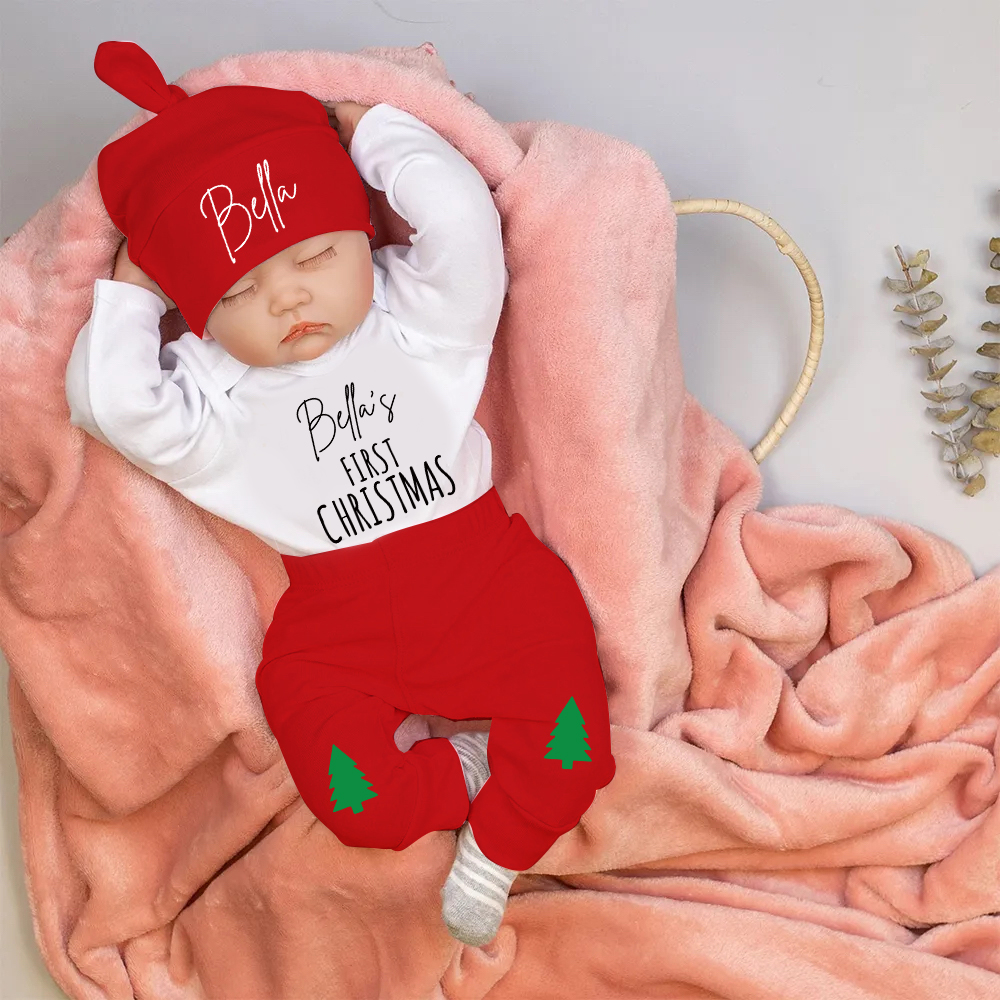 Personalized Baby 1st Christmas Outfit Set | MCGift120