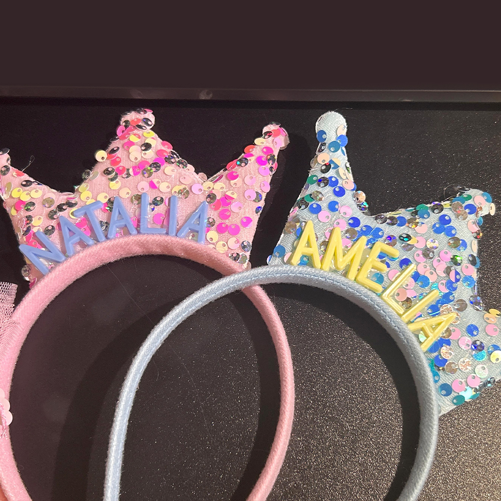 Personalized Girls Party Tiara Headband and Fairy Wand Set | CWToy151