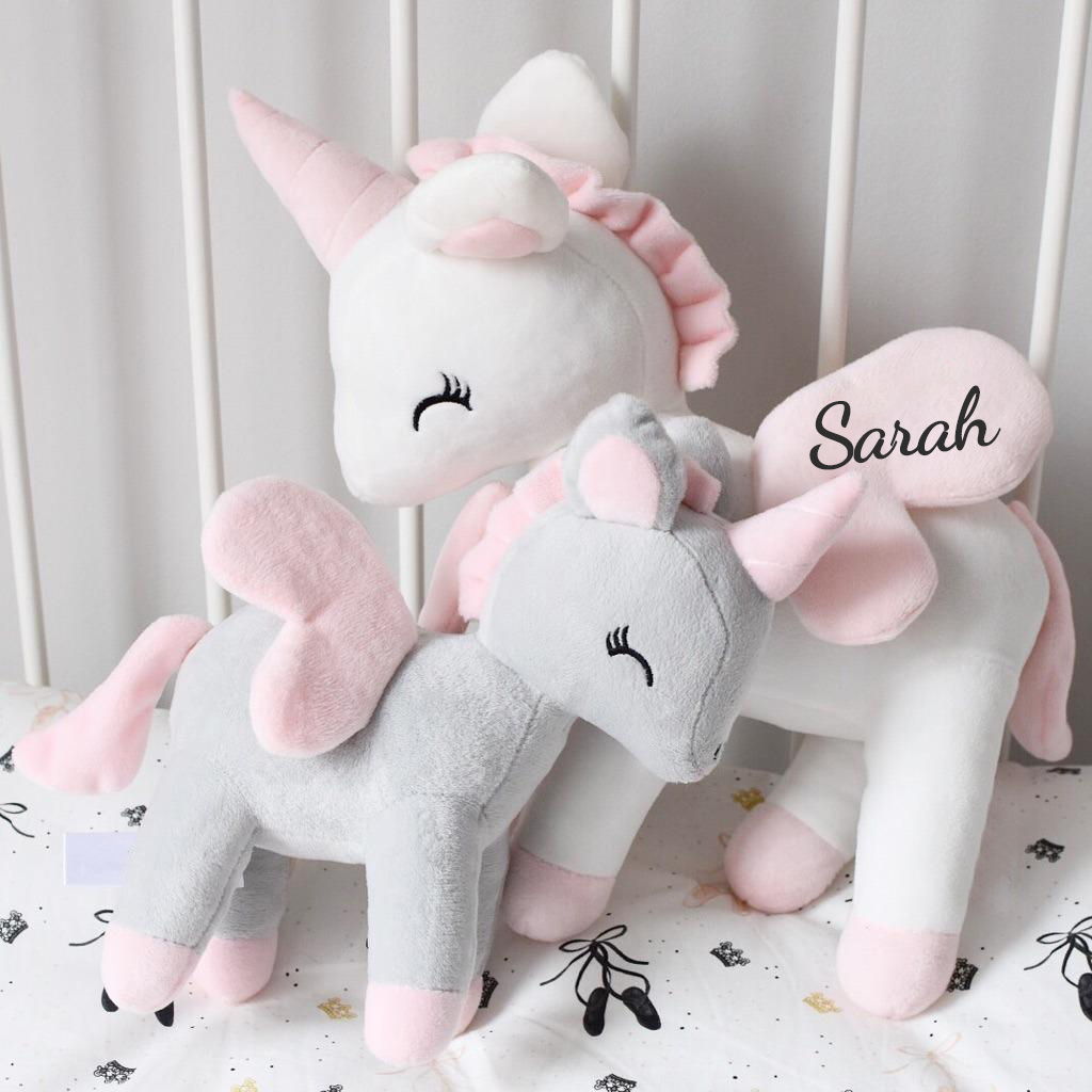 Personalized Kid's Lovely Soft Cuddly Unicorn Doll | CWToy152