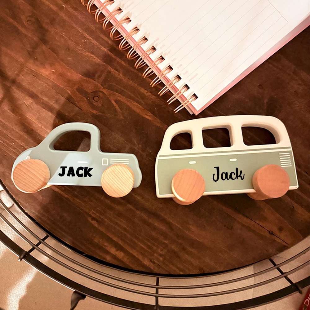 Personalized Wooden Toy Car for Toddler | CWToy153
