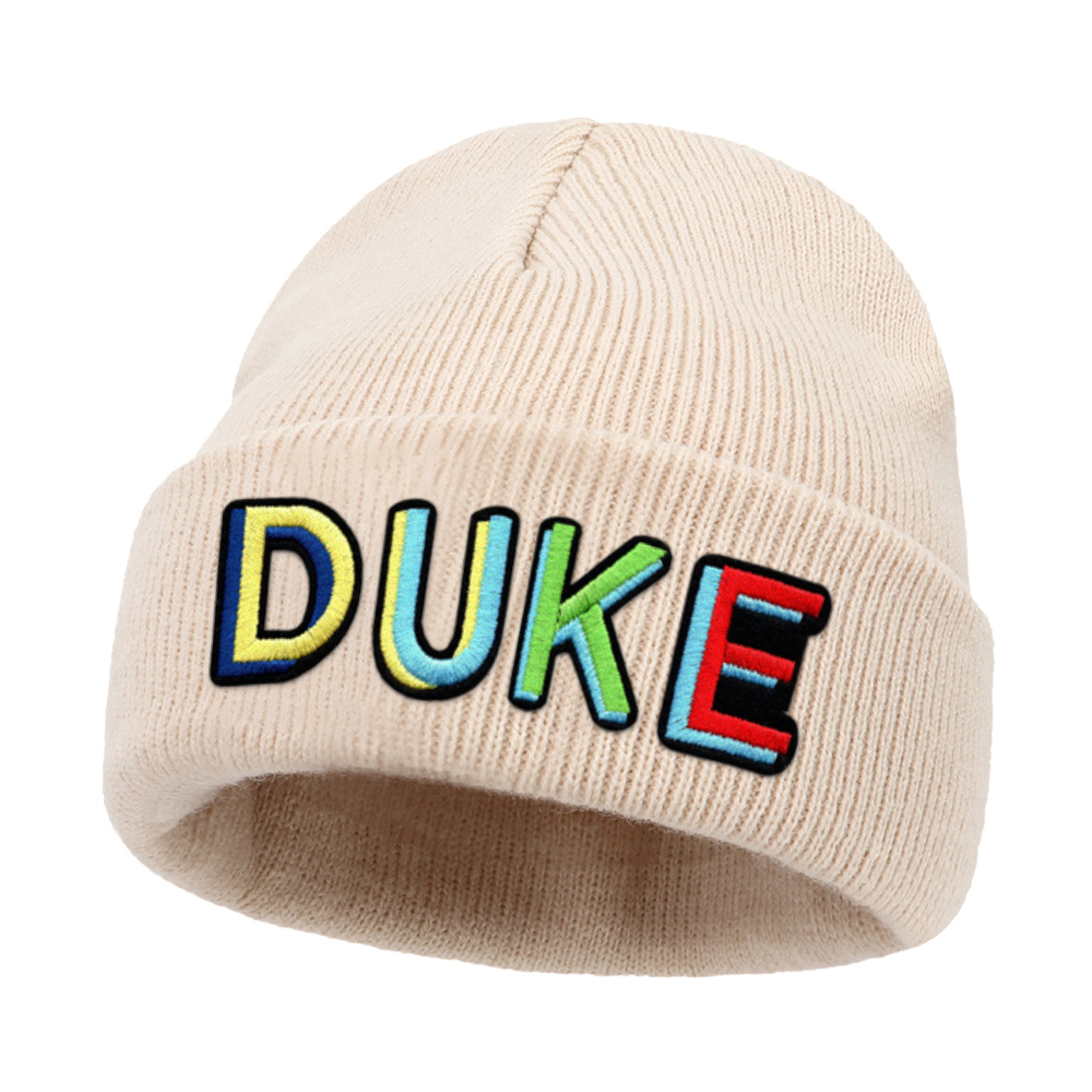 Personalized Colourful Funky Letter Patch Beanies For Kid & Adult | HSKid66