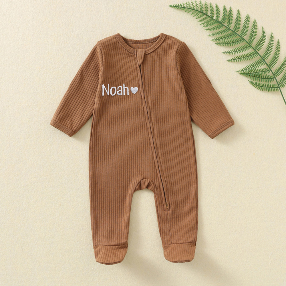 Personalized Embroidered Baby Announcement Outfit | CWBaby314