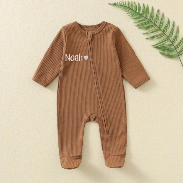 Personalized Embroidered Baby Announcement Outfit | CWBaby314